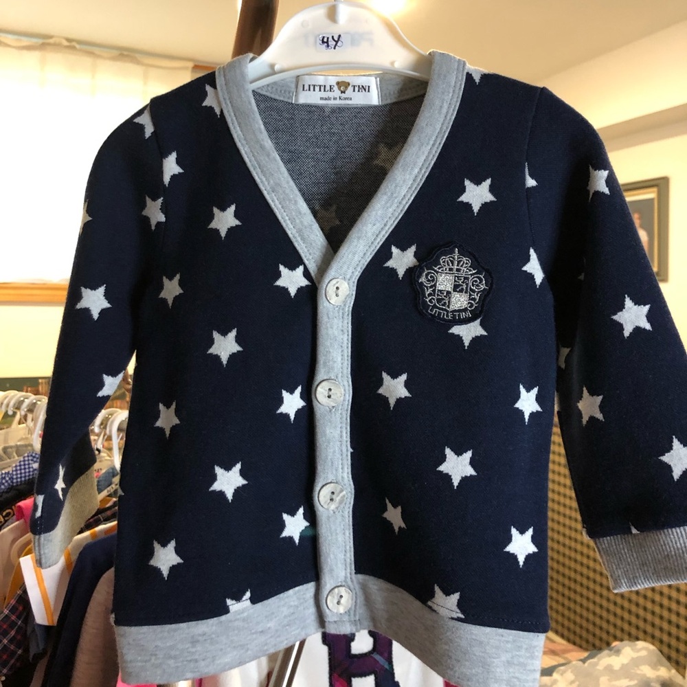 Little Tiny Sweater Size 4Y Made in Korea